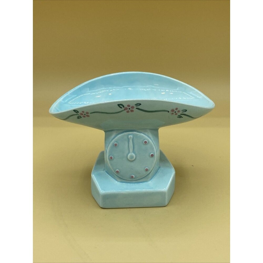 Vintage Goldammer Ceramics San Francisco Blue Baby Boy Scale Vase Planter